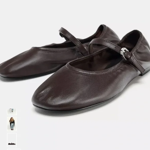 Zara Light Blue Flare Jeans - Picture 3 of 7